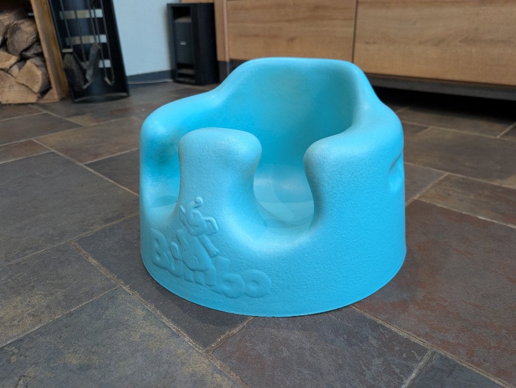 Bumbo Floor Seat in Blauw, babyzitje, baby blauw, Kinderen en Baby's, Ophalen of Verzenden, Zo goed als nieuw, Overige typen