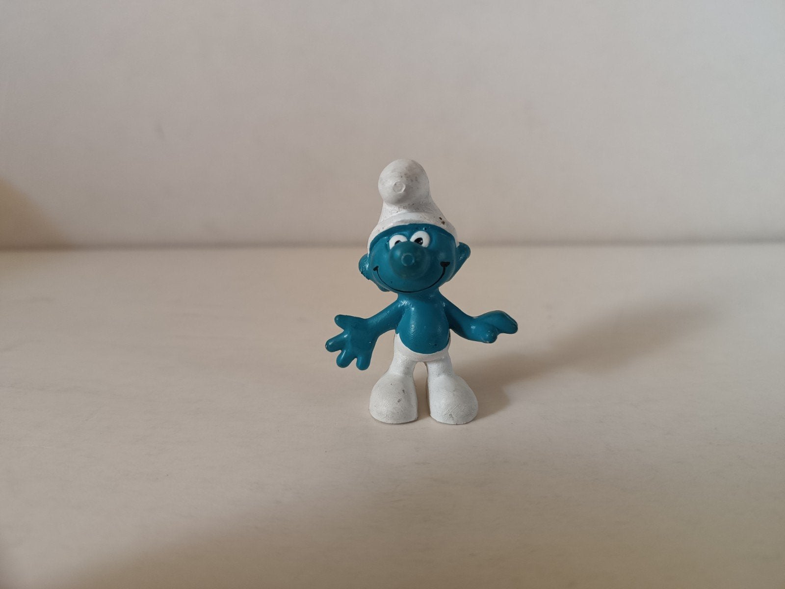 Schleich Smurfen Collectie: Glimlachende Smurf, Ophalen of Verzenden, Gebruikt, Overige Smurfen, Poppetje, Figuurtje of Knuffel