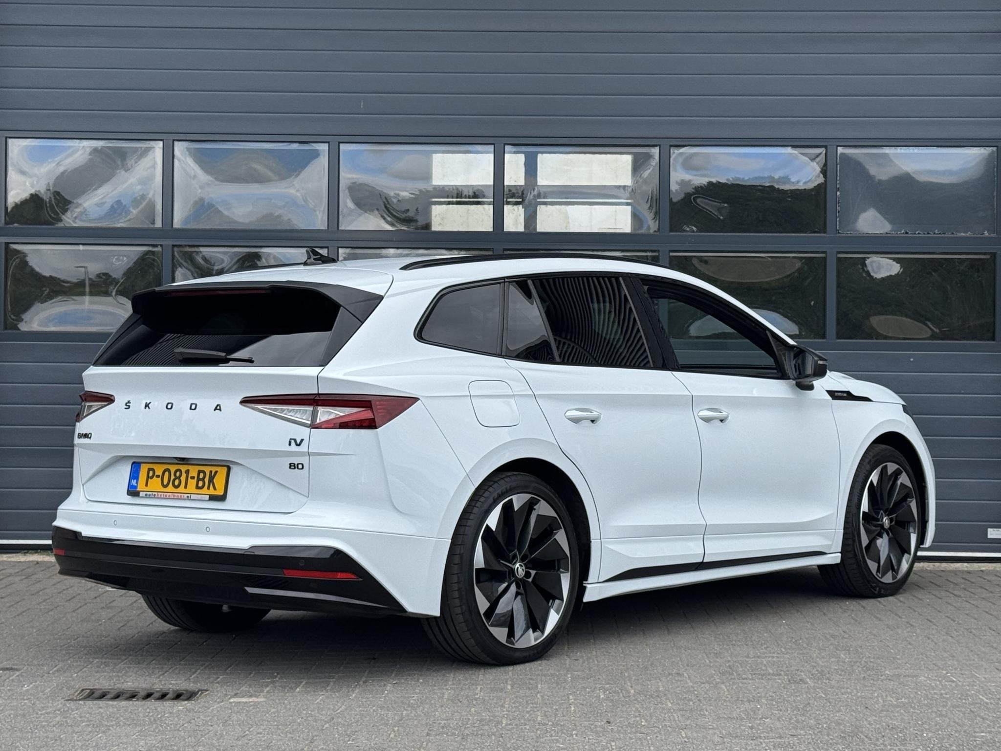 SKODA ENYAQ IV 80 SPORTLINE (92% SOH) I GROOT ACCUPAKKET I W, Auto's, Skoda, Automaat, Achterwielaandrijving, Gebruikt, Huisgarantie