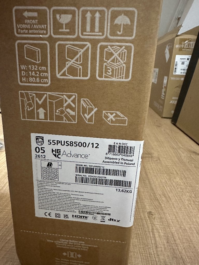 Philips 55PUS8500/12 QLED 4K Ambilight TV – NIEUW ongeopend, Ophalen, Philips, QLED, 50 Hz
