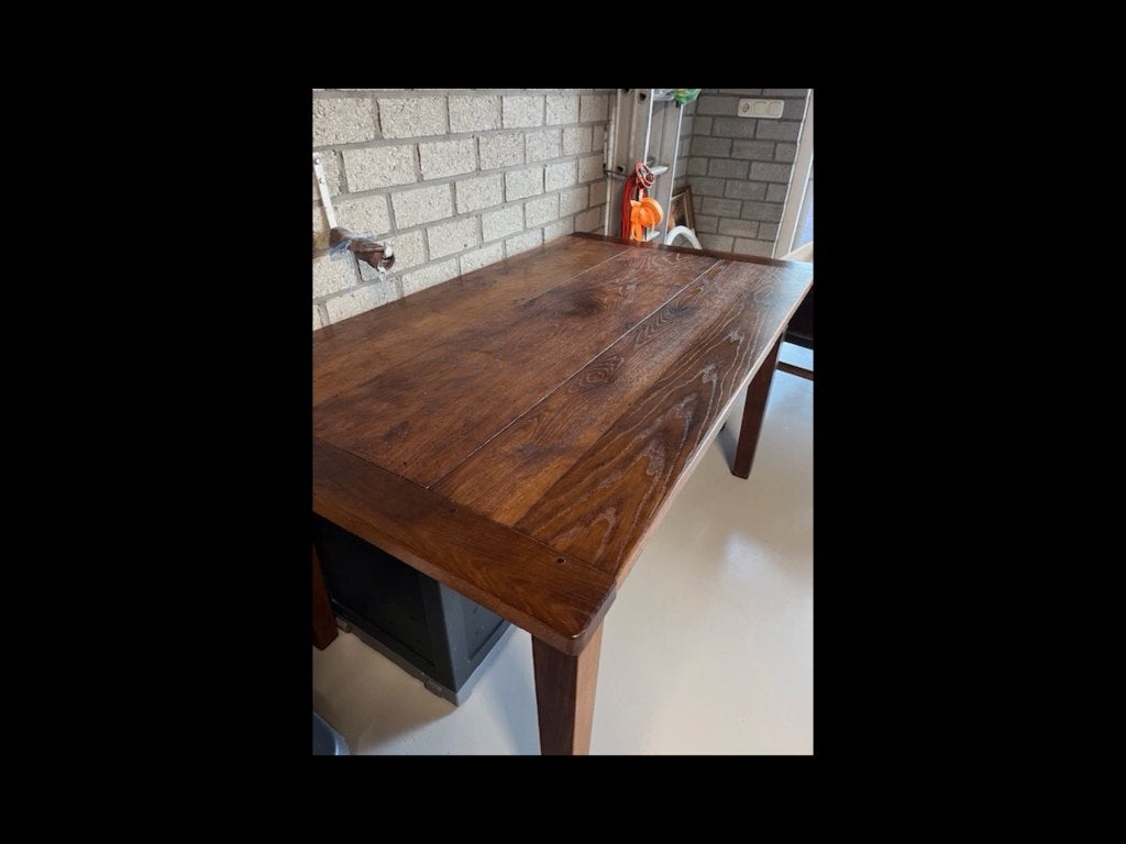 Tafel, Ophalen, Gebruikt, Eikenhout, 50 tot 100 cm