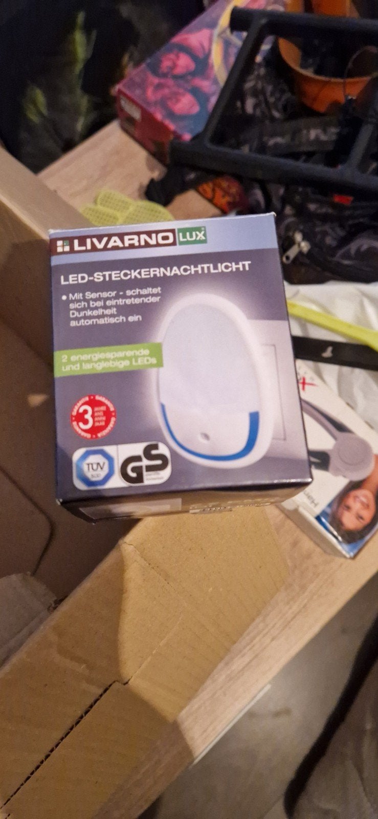 LIVARNO LUX LED-Steckernachtlicht met sensor, Huis en Inrichting, Overige merken, Kunststof, Nieuw, Ophalen of Verzenden