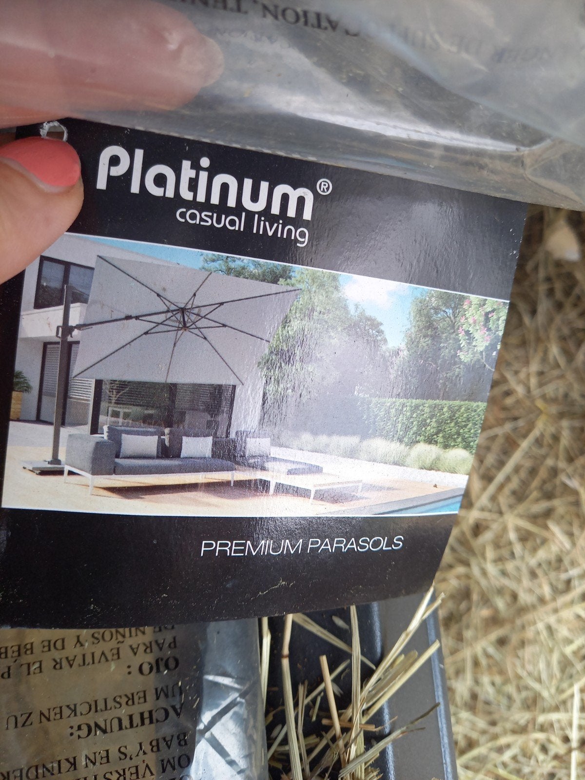 Parasols nieuw!!!15 stuks prijs pp, Ophalen, Nieuw, 3 tot 4 meter