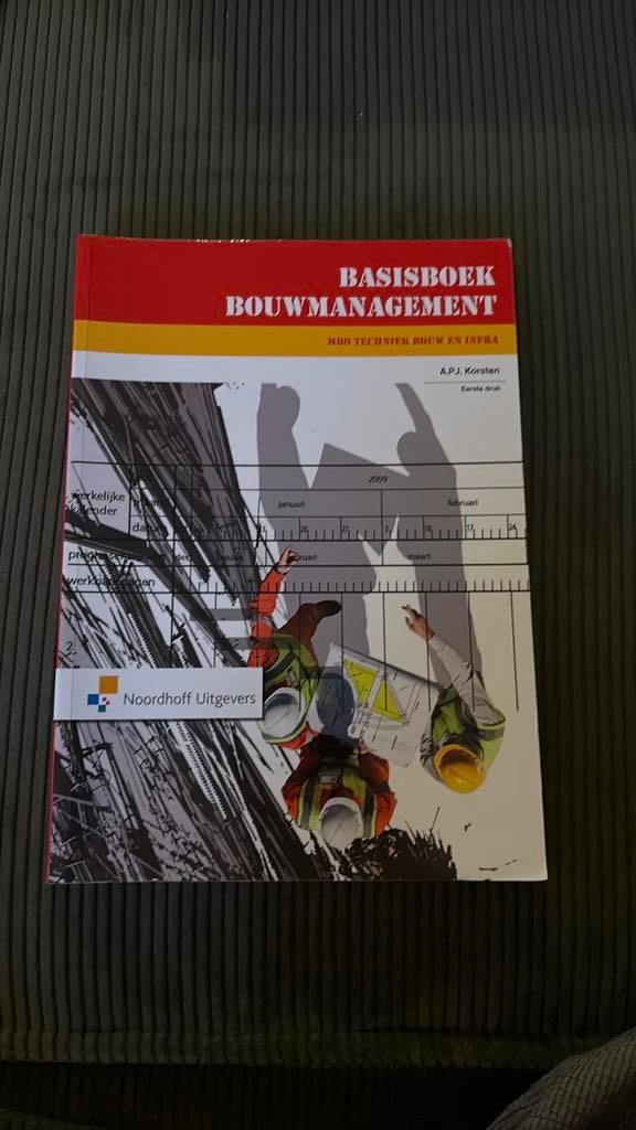 Basisboek Bouwmanagement Voor Mbo, Boeken, Ophalen of Verzenden, Zo goed als nieuw, Bouwkunde
