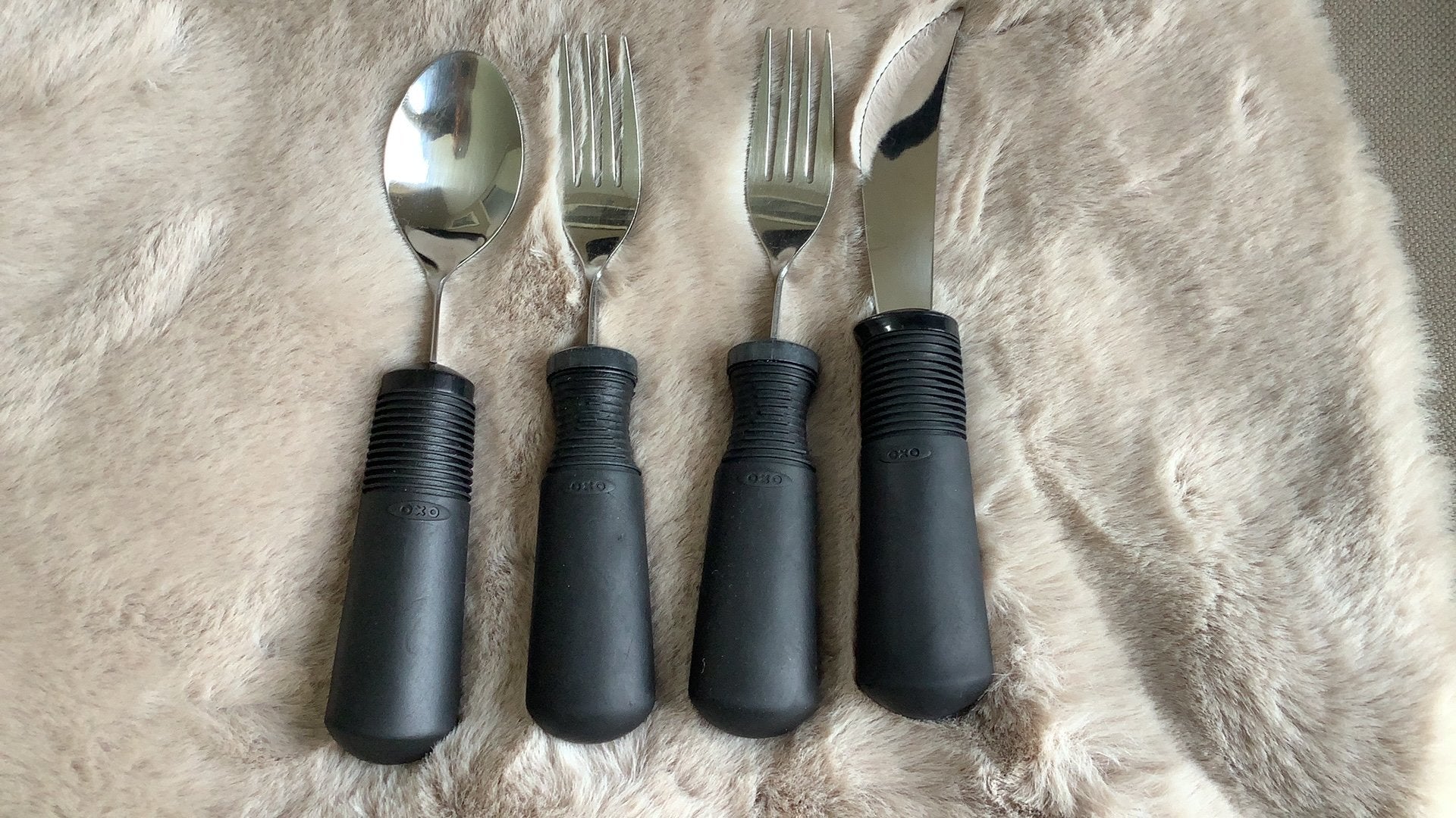 Oxo bestek, Ophalen of Verzenden, Zo goed als nieuw, Rvs of Chroom, Los bestek