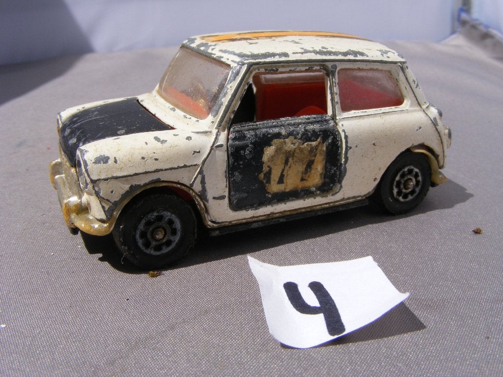 Classic BMC Mini cooper S corgi toys Whizzwheels (4), Ophalen of Verzenden, Gebruikt, Auto
