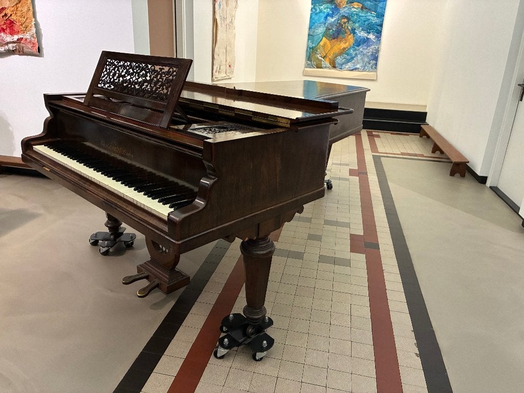 Antieke Erard piano vleugel uit 1846, Ophalen, Gebruikt, Bruin, Vleugel