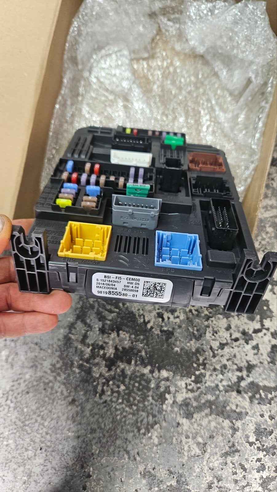 BSI CEM00 Zekeringkast Module 9819855580, Auto-onderdelen, Ophalen of Verzenden, Opel