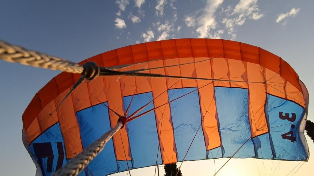Parawing ELF 3.4m, Ophalen of Verzenden, Zo goed als nieuw, Wingsurf-wing