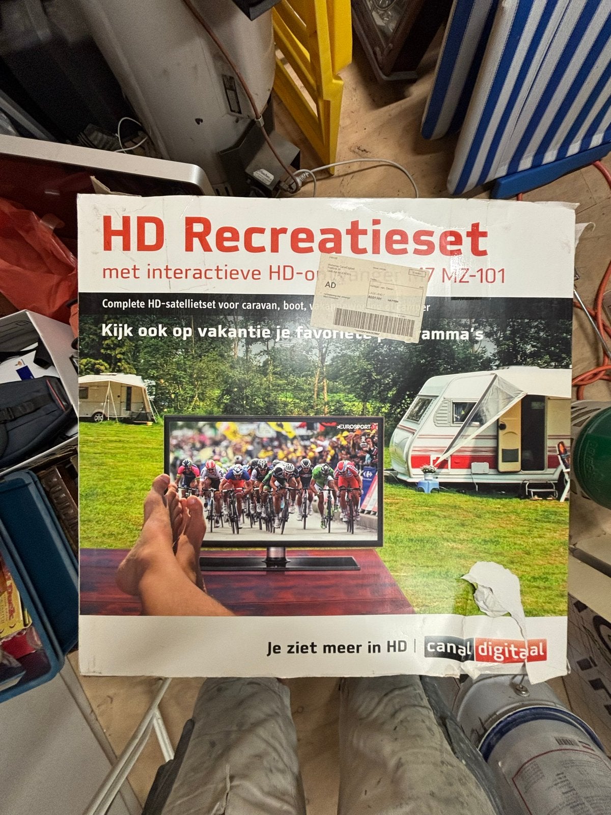 HD Recreatieset - Satellietsysteem voor Caravan/Boot, Ophalen, Gebruikt, Full HD (1080p)