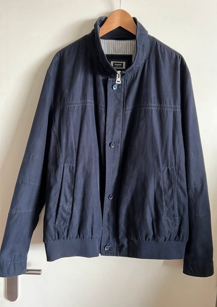 Bugatti fake suede jas 60 XXXL, Ophalen of Verzenden, Zo goed als nieuw, Blauw