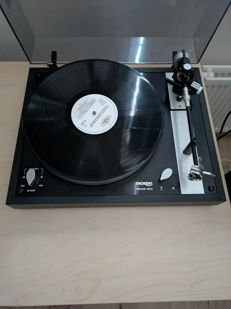 Te koop een Thorens MK145 II met element, Ophalen, Refurbished, Platenspeler, Thorens