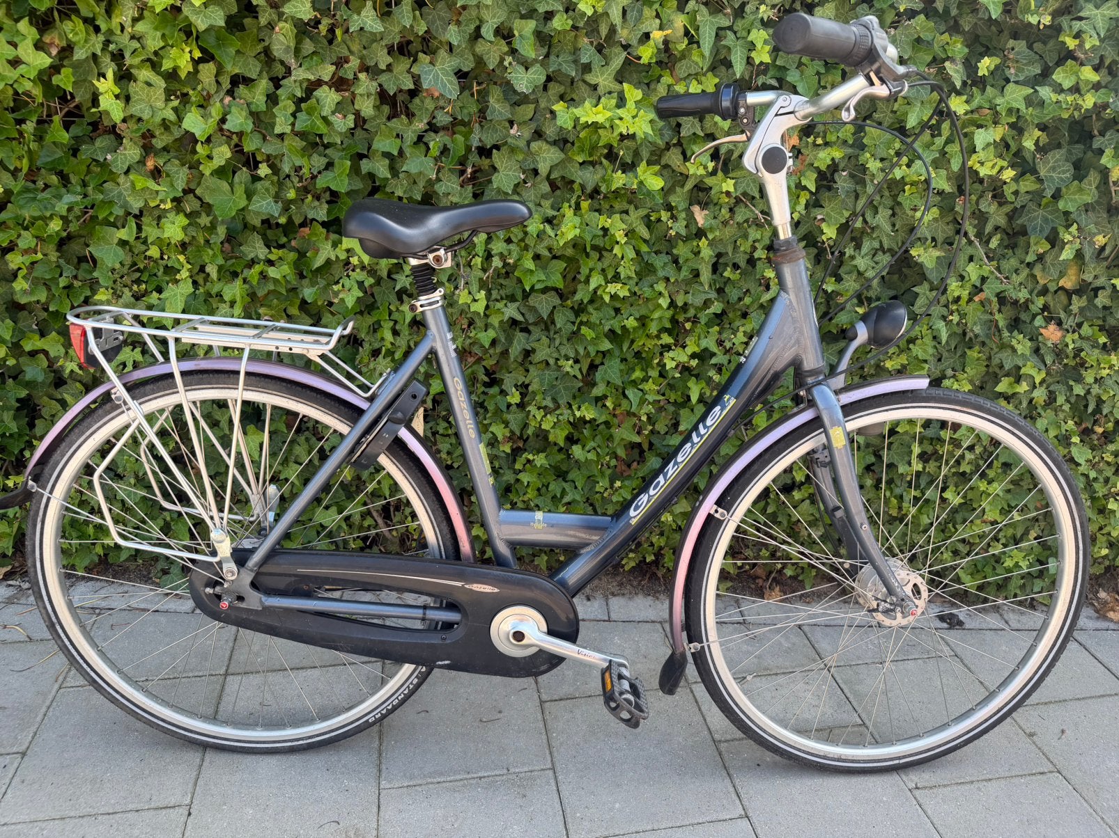 Gazelle 28” damesfiets, Ophalen, 53 tot 56 cm, Versnellingen, Zo goed als nieuw