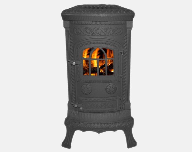 Gietijzeren Houtkachel | Nordflam Plato (6 KW), Niet ingevuld, Niet ingevuld, Niet ingevuld