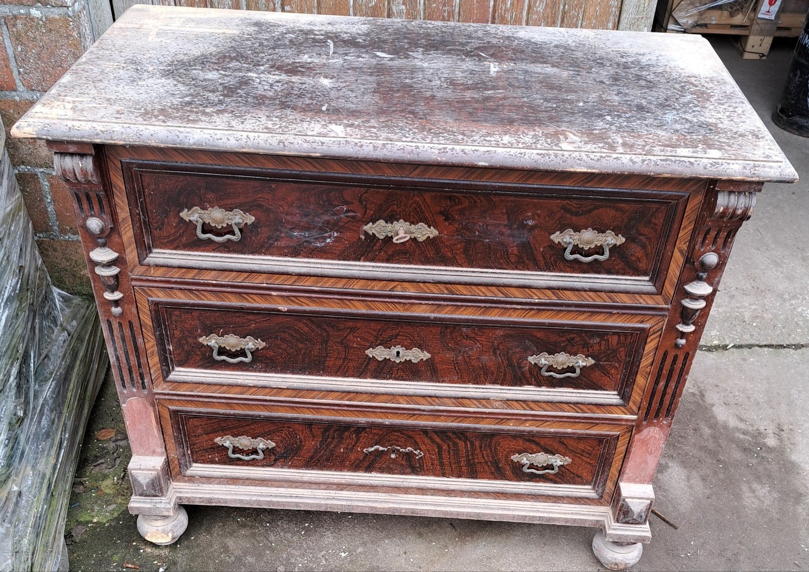 kast kasten antieke commode, Ophalen