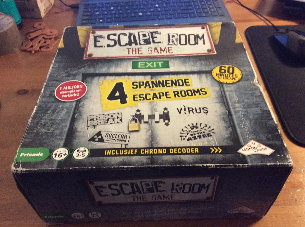 Escape Room The Game. Identity Games, Drie of vier spelers, Ophalen of Verzenden, Zo goed als nieuw, Identity Games
