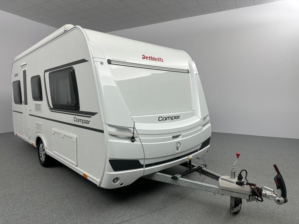 Dethleffs Camper 470 ER Enkele bedden Cassetteluifel Mover, Caravans en Kamperen, Serviceluik, Rondzit, Bedrijf, Tot en met 4