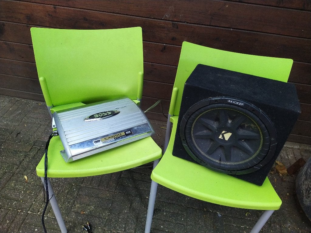Car audio versterker Boss, Ophalen of Verzenden, Gebruikt