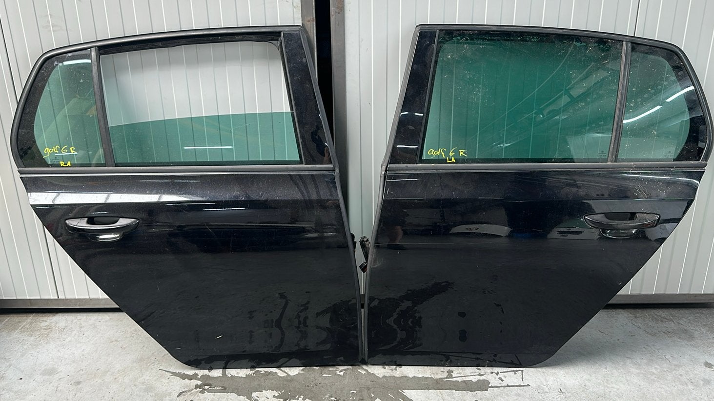 Achterdeur links rechts golf 6 R20 zwart, Ophalen, Gebruikt, Achter, Volkswagen