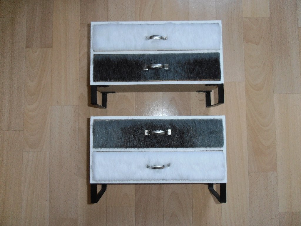 2 ladenkastjes, Ophalen of Verzenden, Zo goed als nieuw, Meerkleurig, Hout