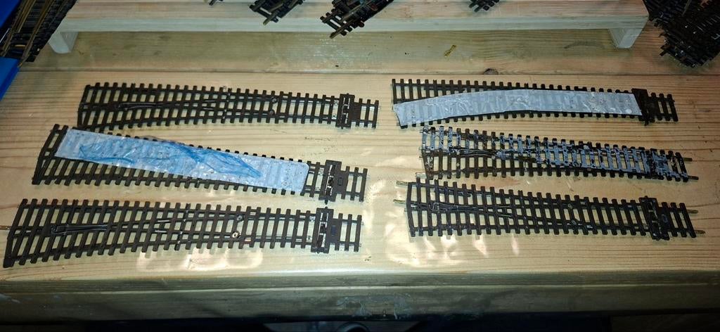 Peco wissels h0, Hobby en Vrije tijd, Modeltreinen | H0, Overige merken, Gebruikt, Gelijkstroom, Rails