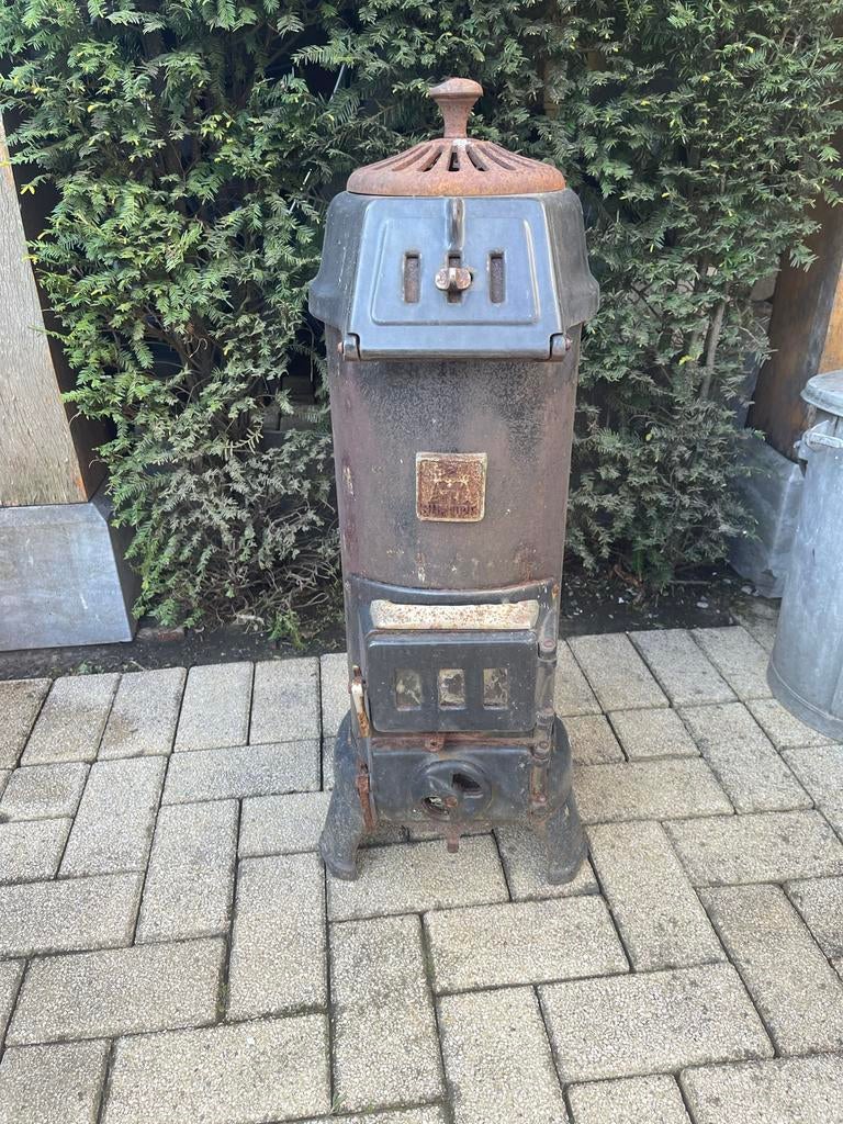 Antieke ETA SUNT 1025 Kolenkachel - Vrijstaand, Huis en Inrichting, Kachels, Ophalen, Gebruikt, Overige brandstoffen, Vrijstaand