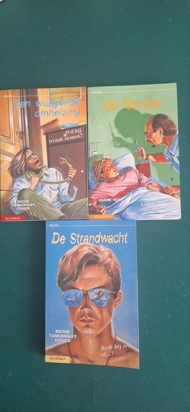 3x Kluitman Thriller Boeken: Spanning en Mysterie, Boeken, Thrillers, Ophalen of Verzenden, Gelezen, Richie Tankersley Cusick, Diane Hoh