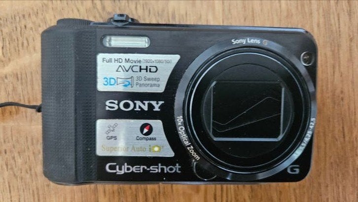Sony Cyber-shot DSC-HX7V Compactcamera met GPS en 10x zoom, Audio, Tv en Foto, Fotocamera's Digitaal, Ophalen of Verzenden, Zo goed als nieuw