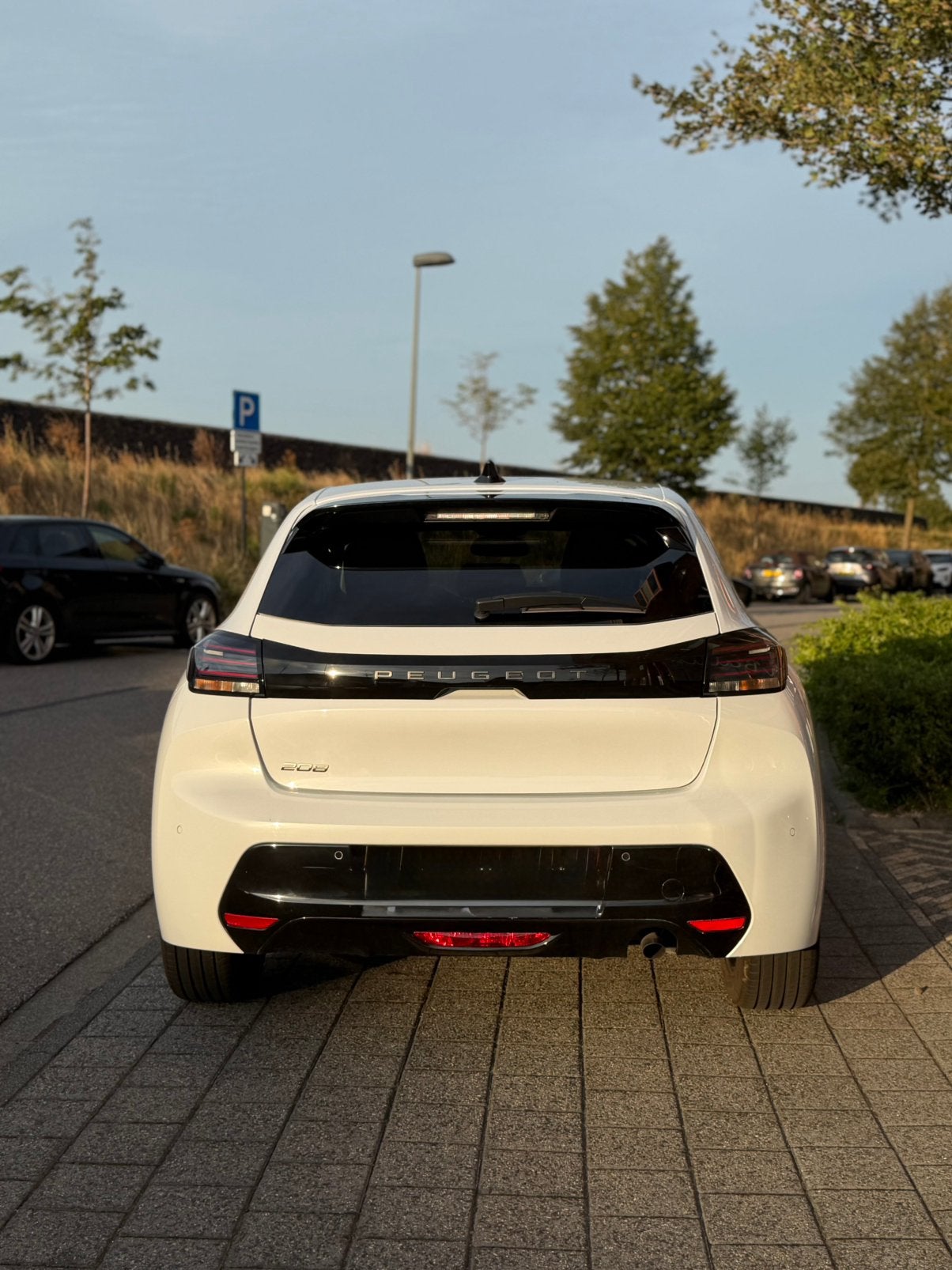 Peugeot 208 1.2 PureTech 100 Allure uit 2025, Zwart, Leder en Stof, Wit, Handgeschakeld