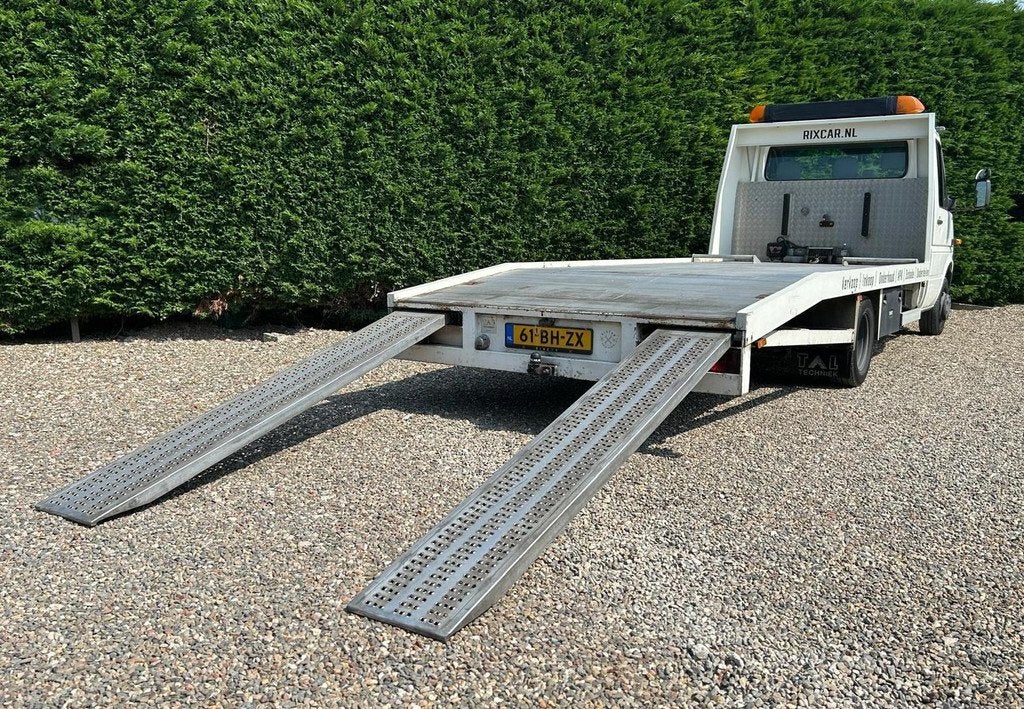 Volkswagen LT 46A 2.8 TDI Oprijwagen Airco Carplay DubbelLuc, Gebruikt, Zwart, 4 cilinders, Startonderbreker