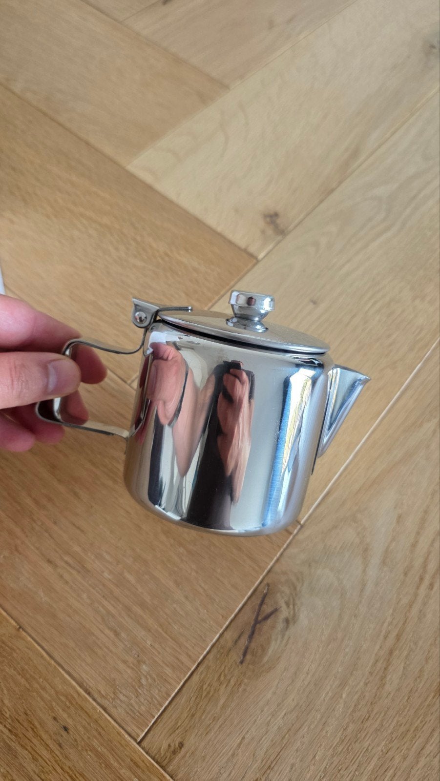 Olympia Theepot RVS Spiegelglans 410ml nieuw, Ophalen of Verzenden