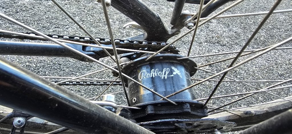 Rohloff naaf speedhub 500/14 met Flyer ebike., Fietsen en Brommers, Gebruikt, Rohloff, Aluminium, Ophalen