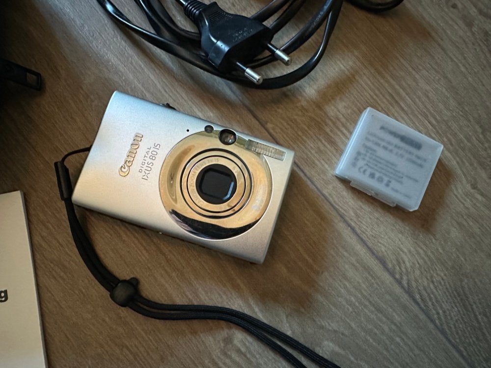 Canon digital IXUS 80 IS digitale camera, Audio, Tv en Foto, Fotocamera's Digitaal, 8 megapixels, Gebruikt, Verzenden, Compactcamera
