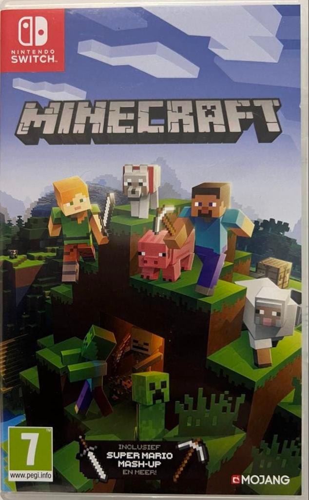 Minecraft Nintendo Switch - Inclusief Super Mario Mash-Up, Avontuur en Actie, Eén computer, Ophalen of Verzenden, Zo goed als nieuw