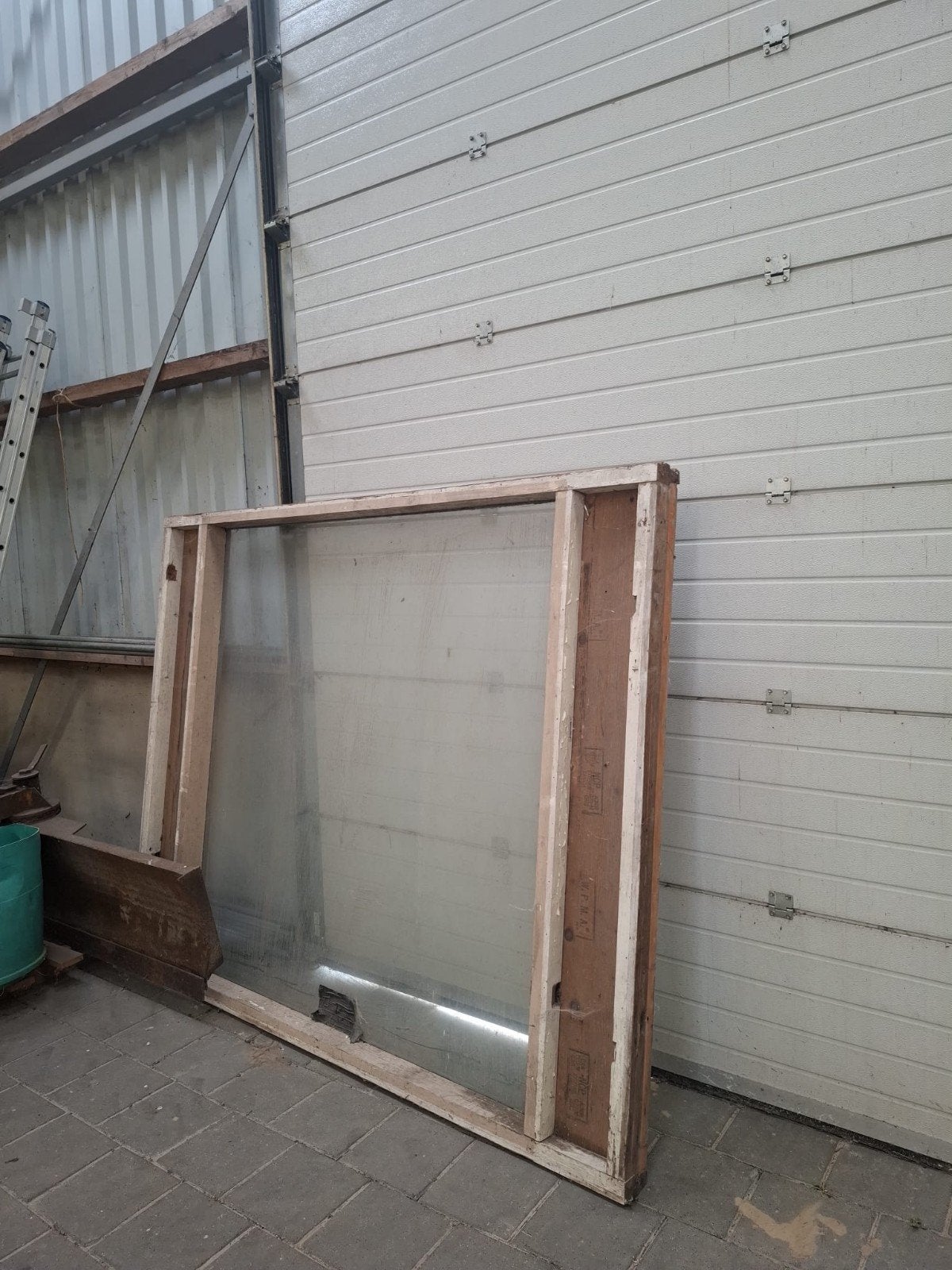 Groot gebruikt gevelraam, Ophalen, Gevelraam of Ruit, Gebruikt, 160 cm of meer