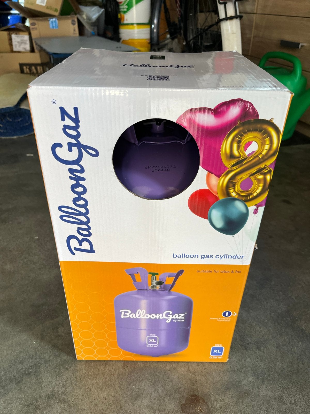 Nieuwe Helium Tank XL voor Ballonnen - Feestartikelen, Ophalen, Nieuw, Feestartikel, Verjaardag