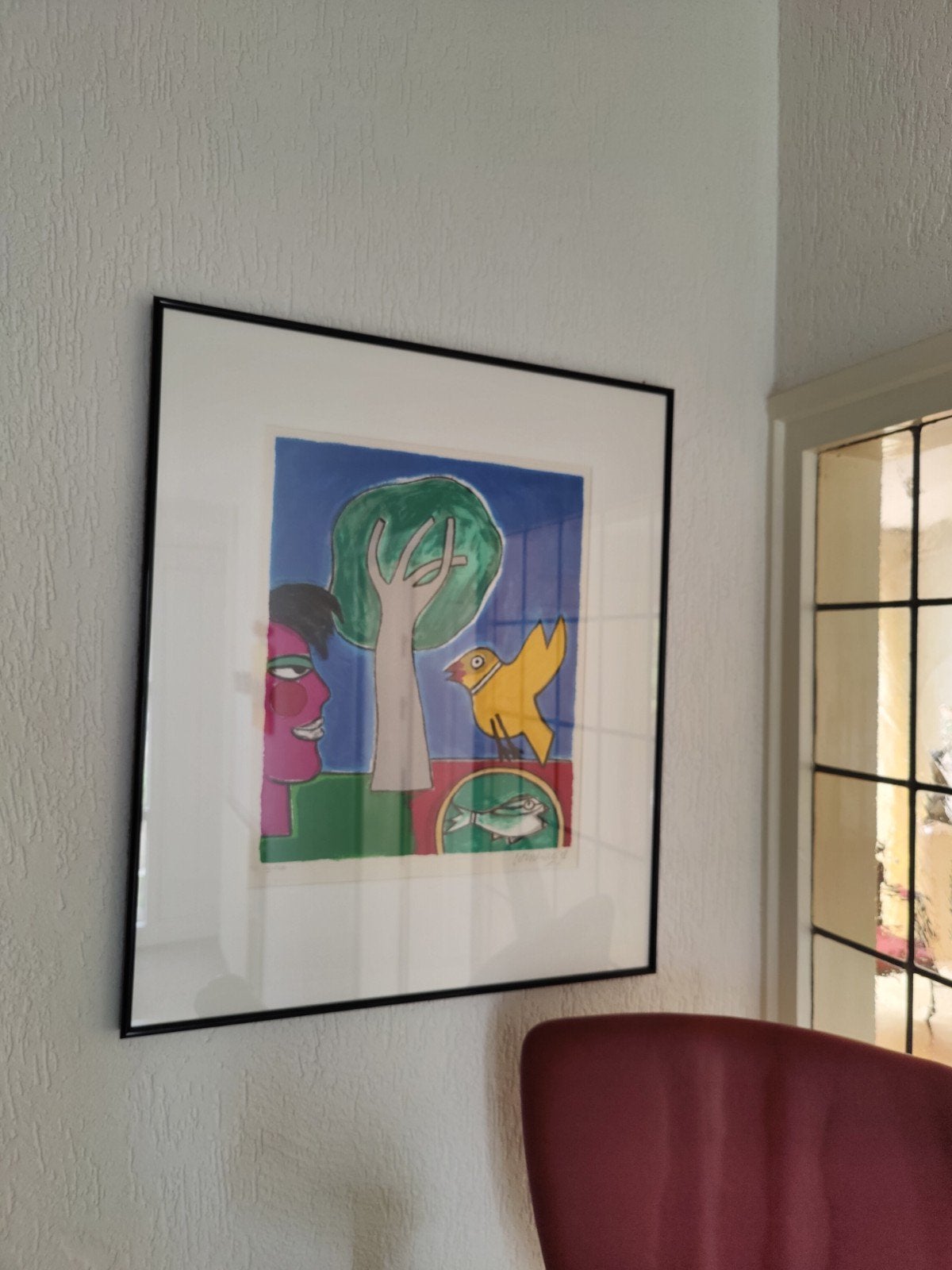 Corneille Kunstwerk - Gesigneerd en met Certificaat, Ophalen