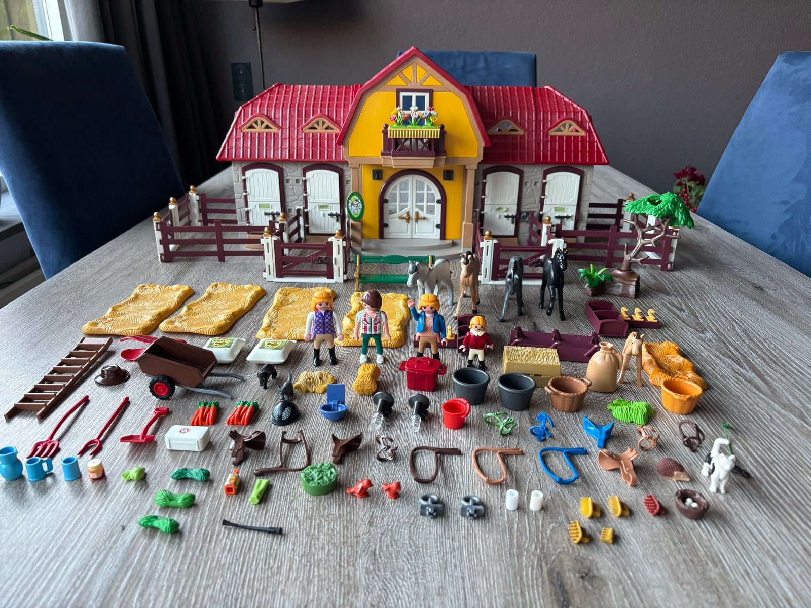 Playmobil paarden manege, Ophalen of Verzenden, Zo goed als nieuw