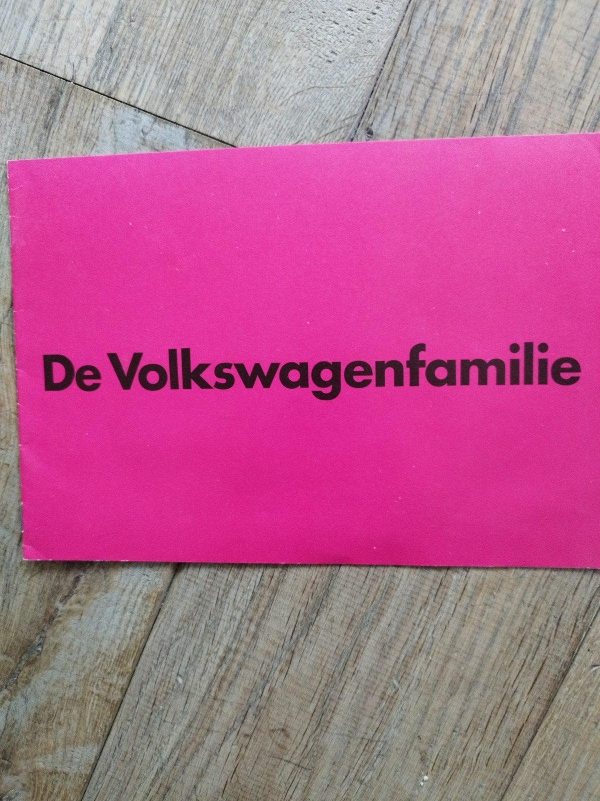 Volkswagen familie brochure 1970 - 12 pagina's, Volkswagen, Ophalen of Verzenden, Zo goed als nieuw, Volkswagen