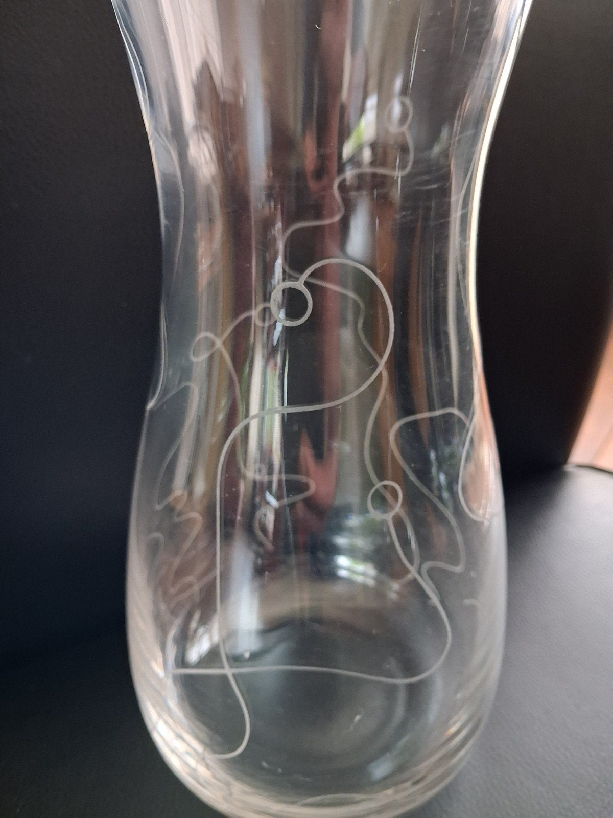 Vintage vaas, Ophalen of Verzenden, Gebruikt, Glas