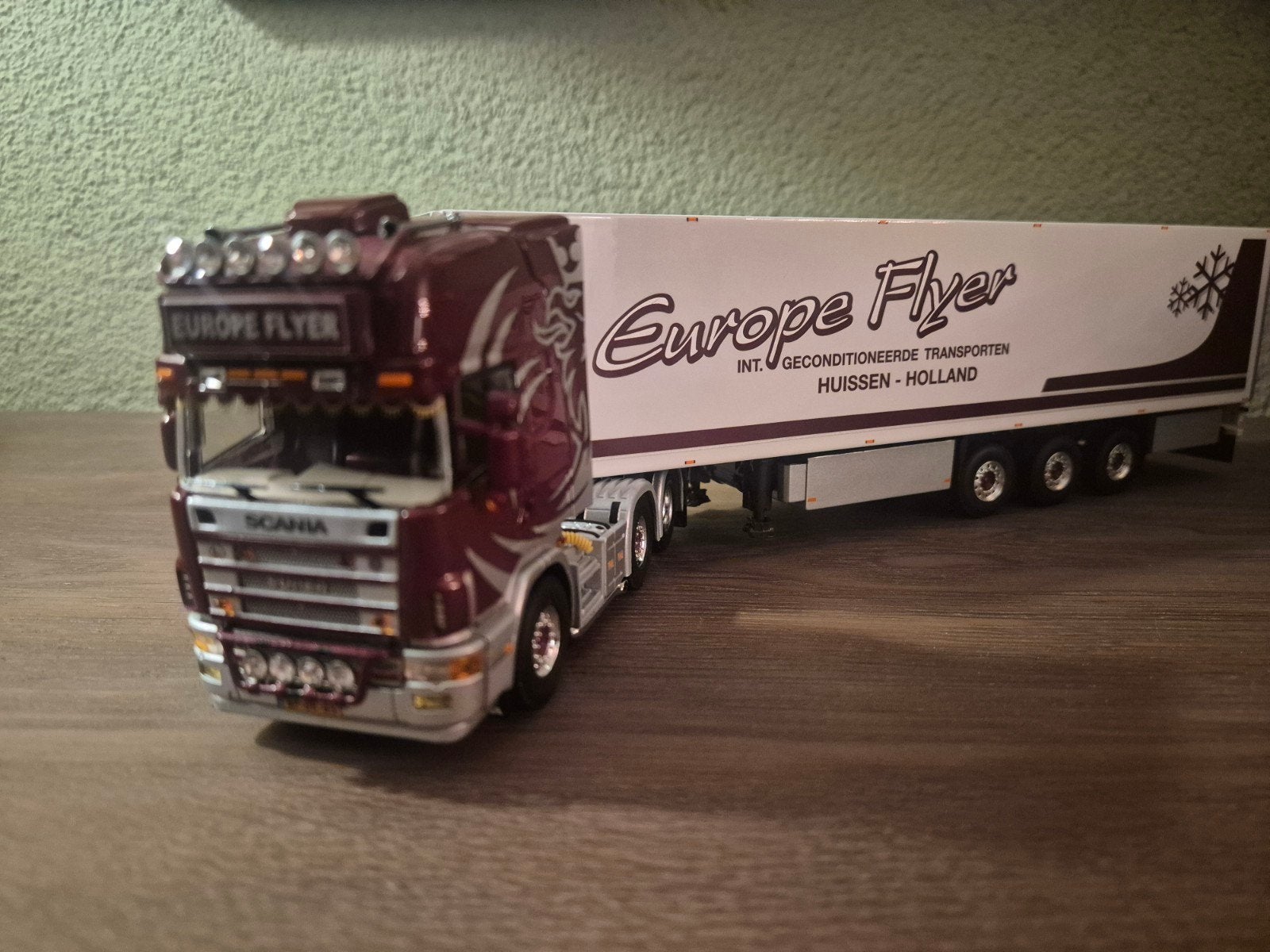 WSI Models Scania R4 6x2  Topline Europe Flyer, Ophalen of Verzenden, Nieuw, Bus of Vrachtwagen, Wsi