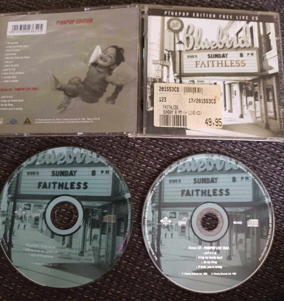 Faithless - Sunday 8PM 2 CD'S Pinkpop Edition VG+, Ophalen of Verzenden, Zo goed als nieuw, Poprock