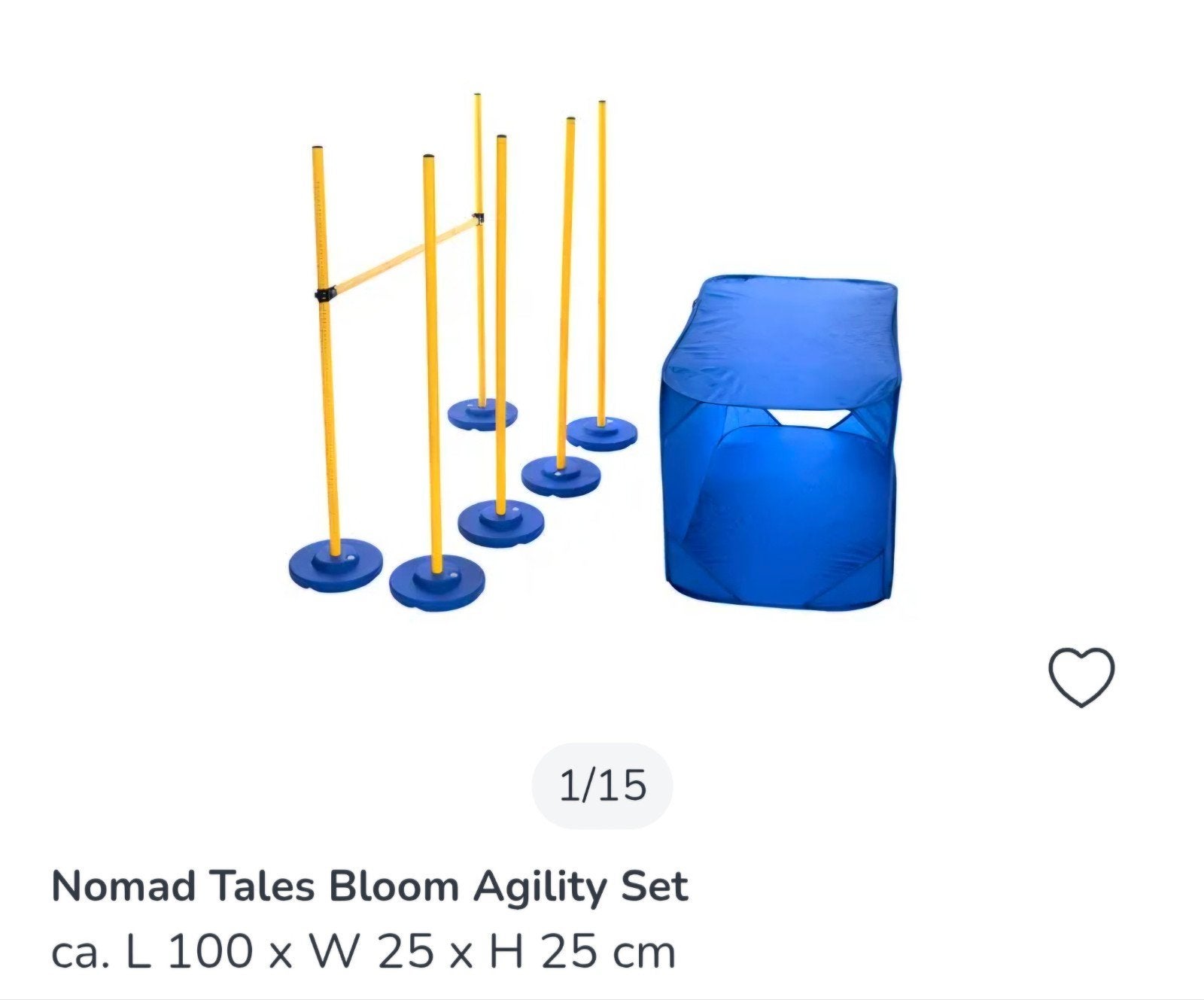 Agility set hond, Ophalen of Verzenden, Zo goed als nieuw