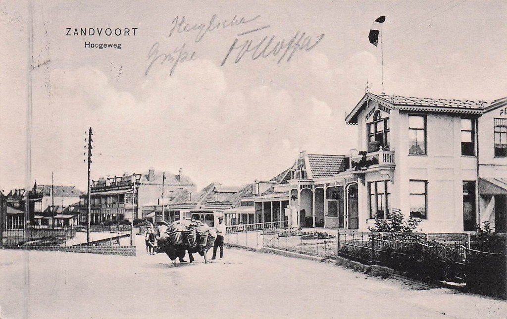 Zandvoort - Hoogeweg (gel. 1911), Ophalen of Verzenden, Voor 1920, Gelopen, Noord-Holland