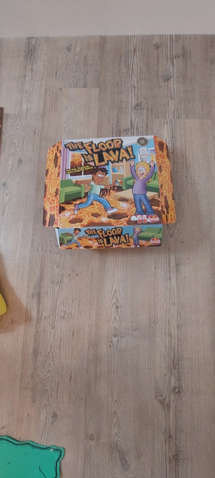 The Floor is Lava! Bordspel - Zo goed als nieuw, Drie of vier spelers, Ophalen of Verzenden, Zo goed als nieuw, Goliath