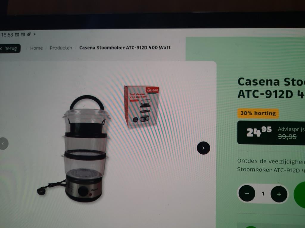 Foodsteamer, Ophalen of Verzenden, Nieuw