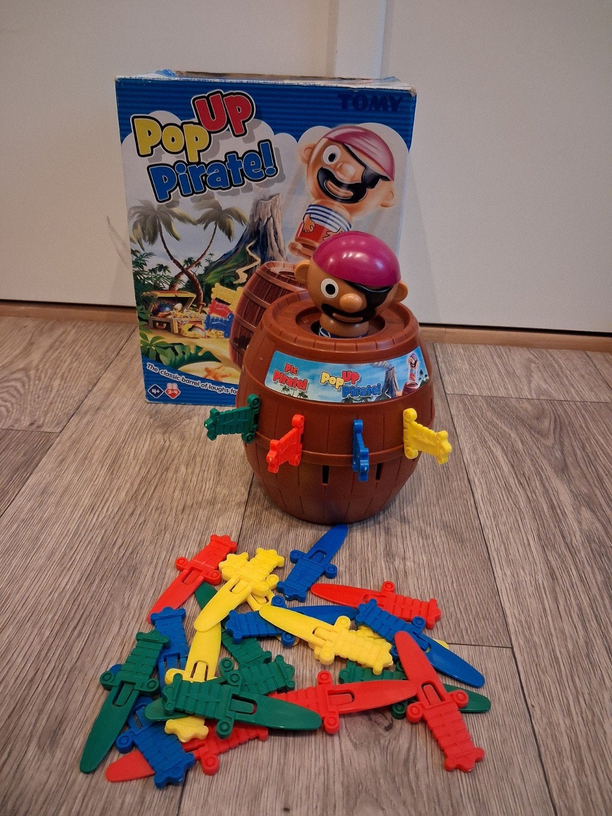 Spel Pop Up Pirate, compleet, Een of twee spelers, Ophalen of Verzenden, Zo goed als nieuw, Tomy