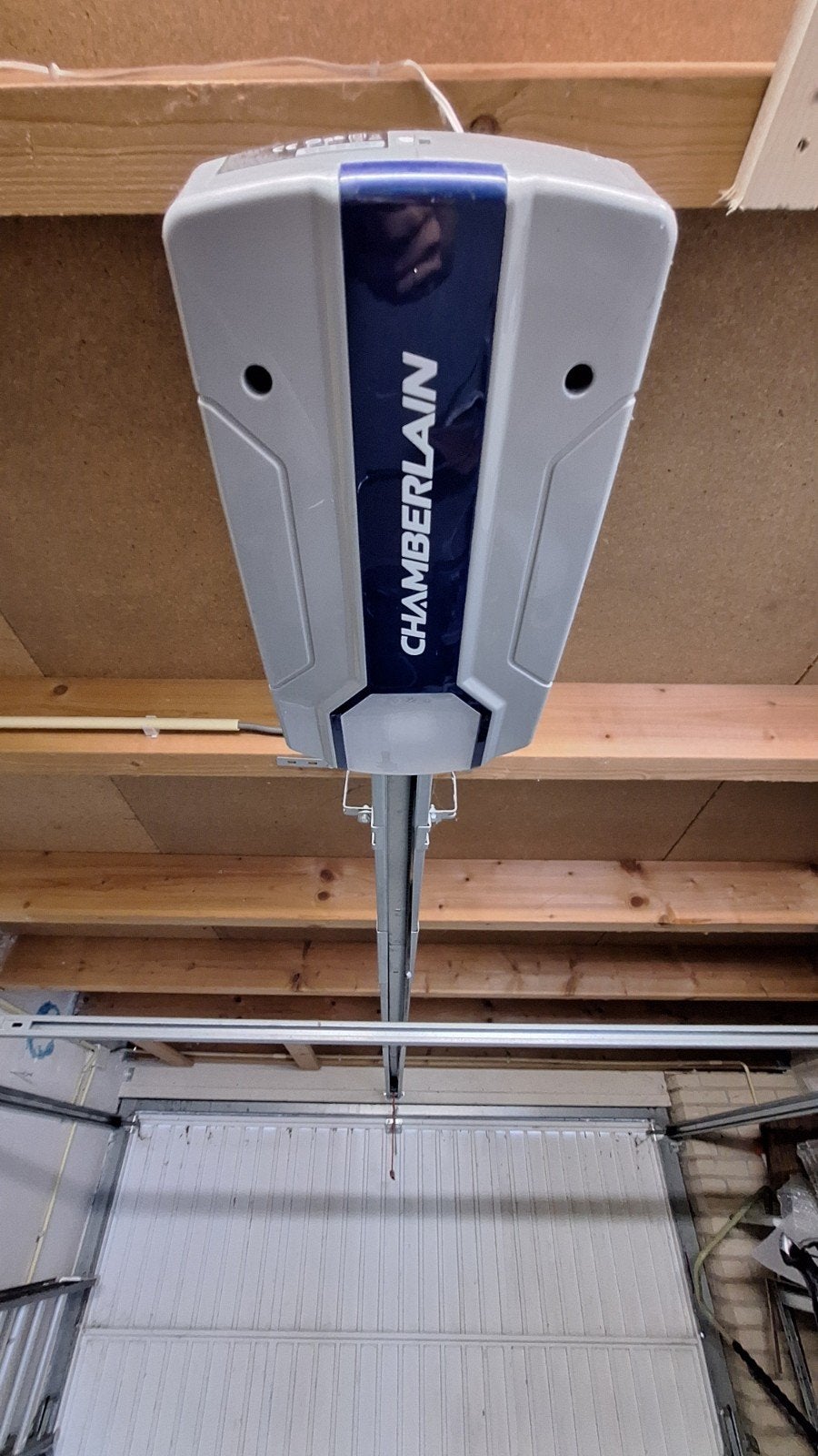 Chamberlain Garagedeuropener, Doe-het-zelf en Verbouw, Deuren en Horren, Ophalen of Verzenden, Gebruikt, Garagedeur