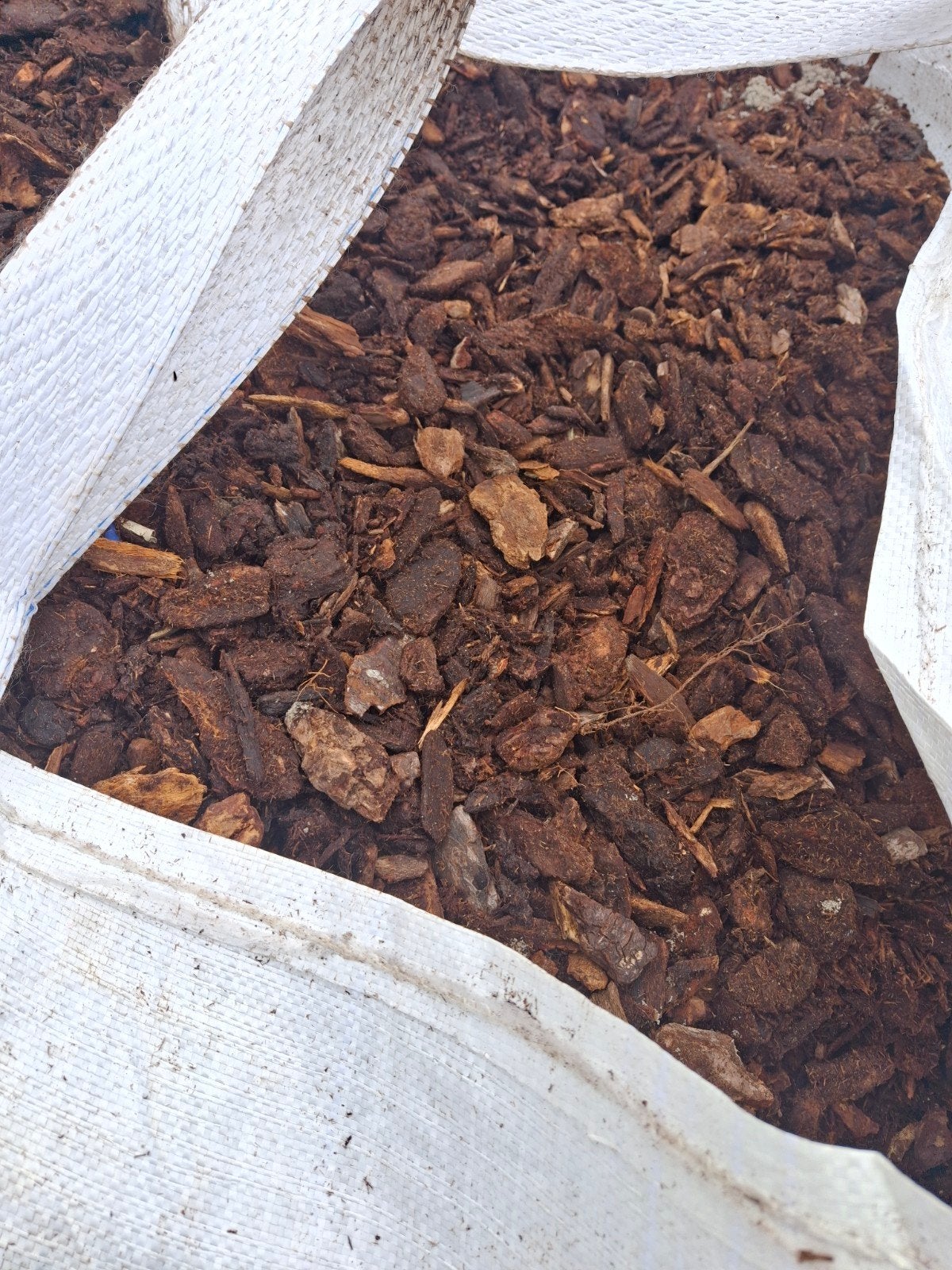 10 big bags met franse boomschors, Ophalen, Gebruikt, Overige typen