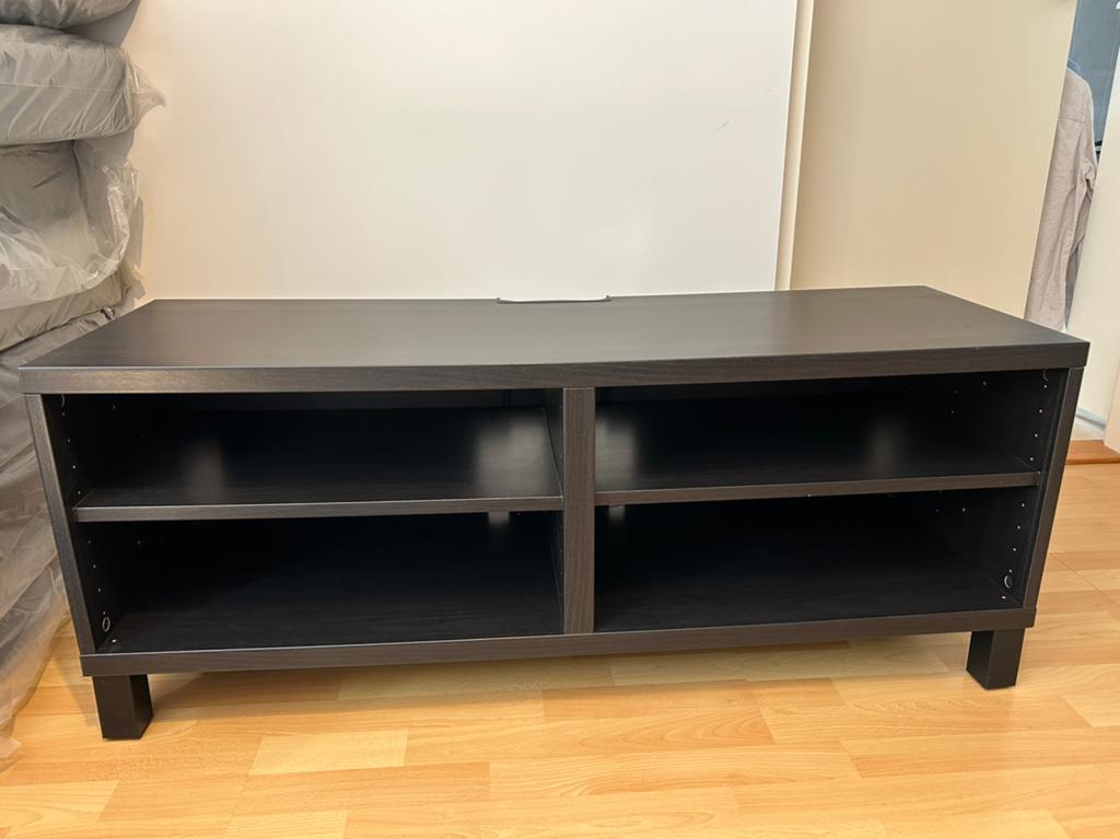 Tv meubel zwart, Huis en Inrichting, Ophalen, 100 tot 150 cm, Zo goed als nieuw, Minder dan 100 cm